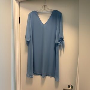 Soprano Blue Sheer Dress